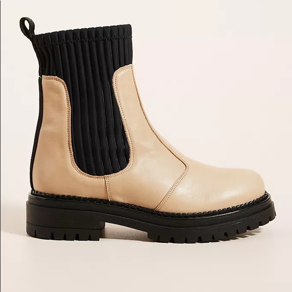 Knit Chelsea boots